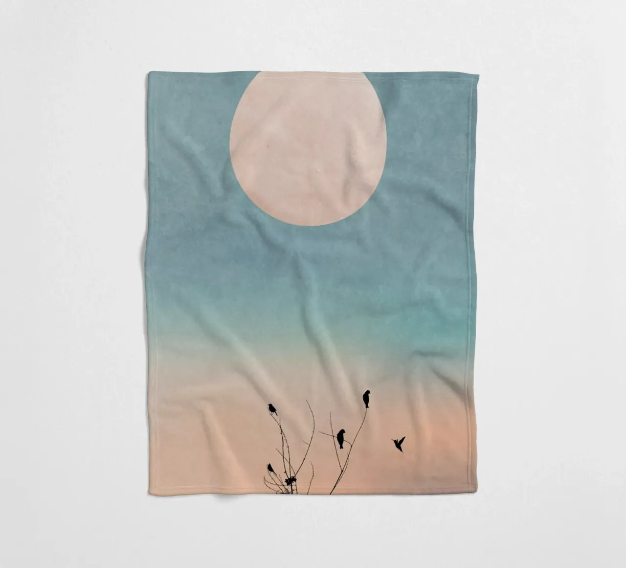 Waking Up Warm fleece blanket by Kubistika