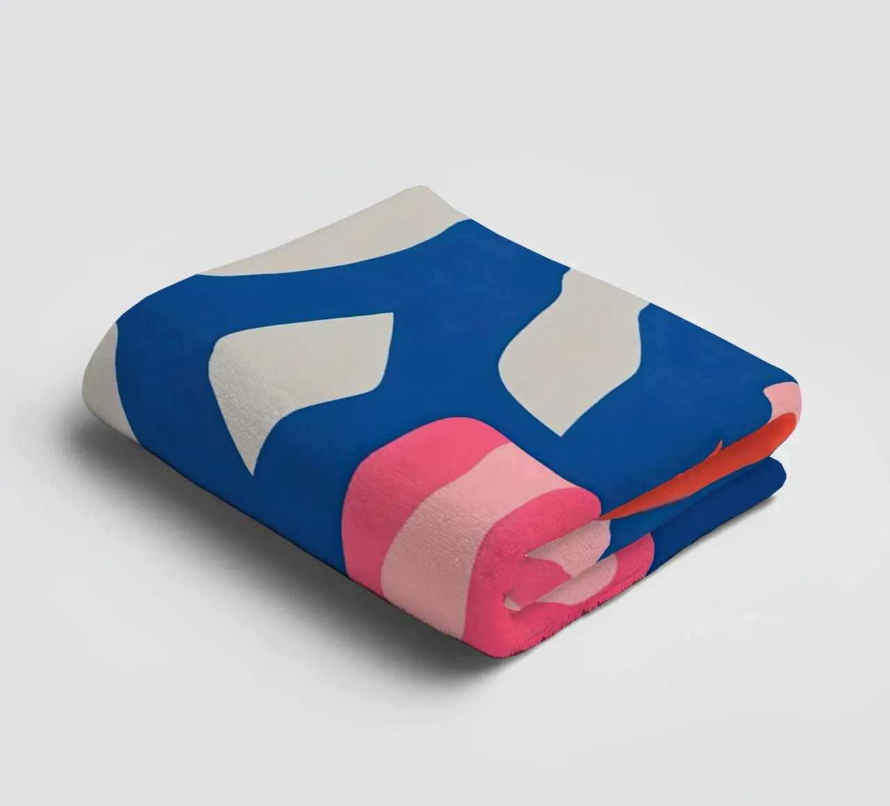 Let's slow fox | Abstract couple portrait towel by Autofocus