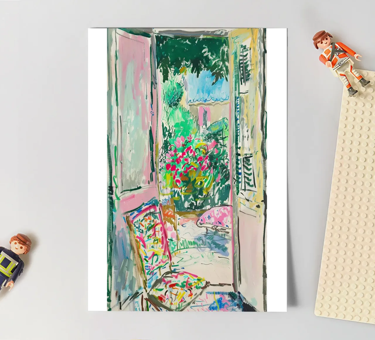 Matisse inspiriert Open Window Stickerbogen von Nikis Art Studio
