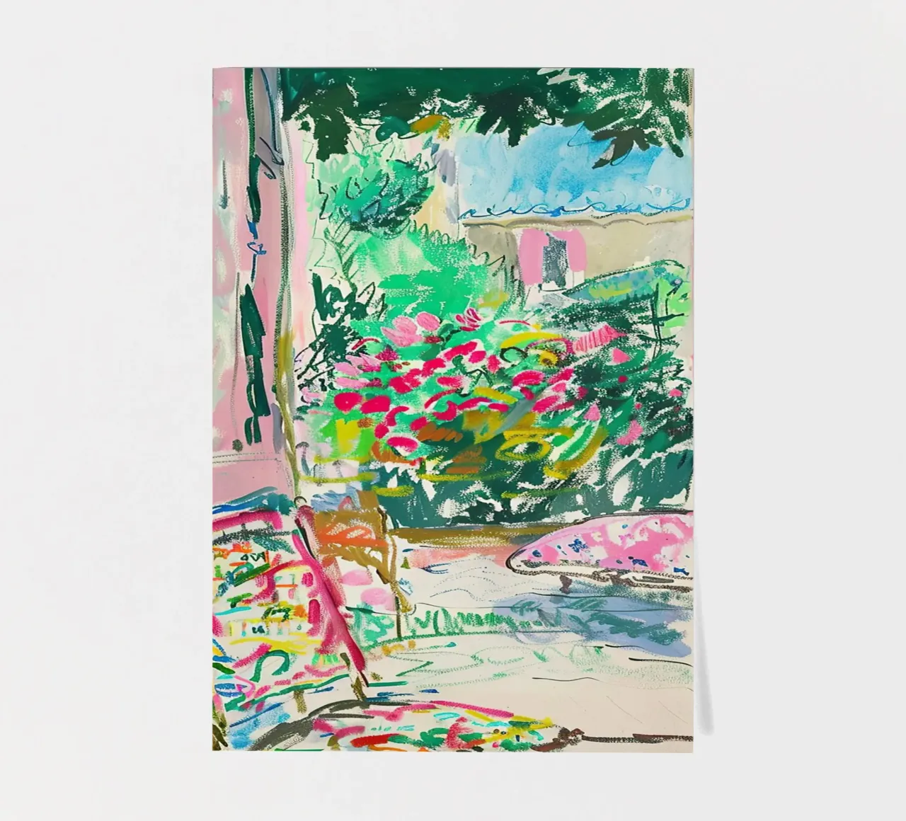 Matisse inspiriert Open Window Stickerbogen von Nikis Art Studio