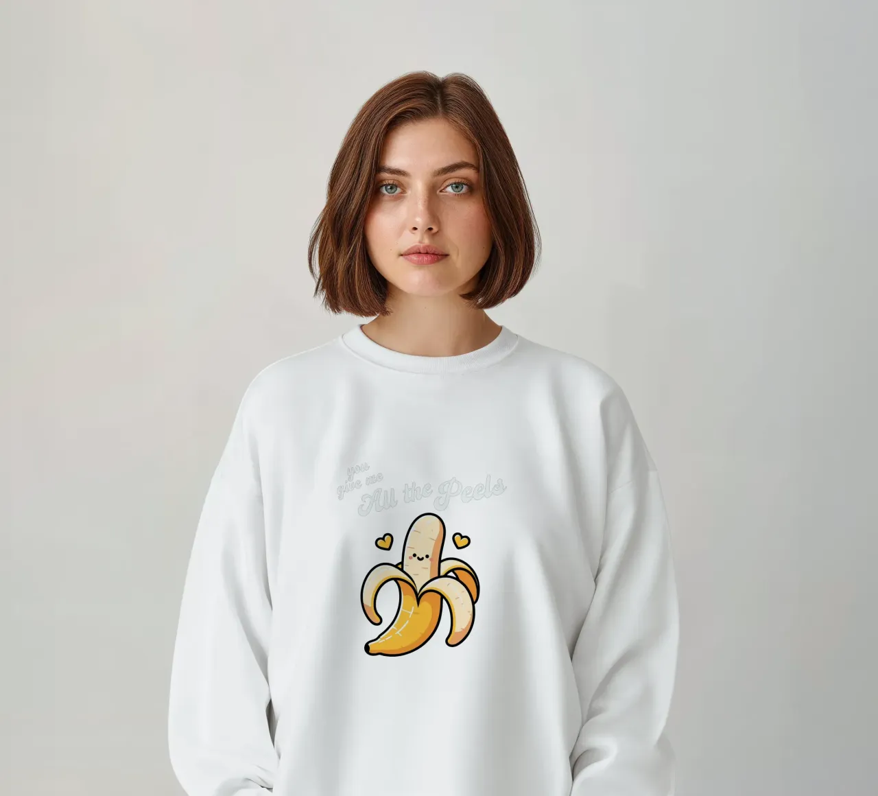 you give me all the peels sudadera de edsonramosart