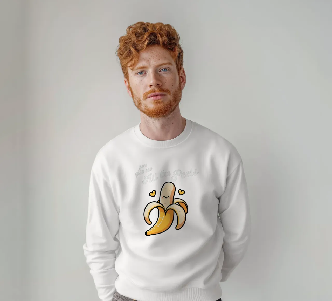 you give me all the peels sudadera de edsonramosart