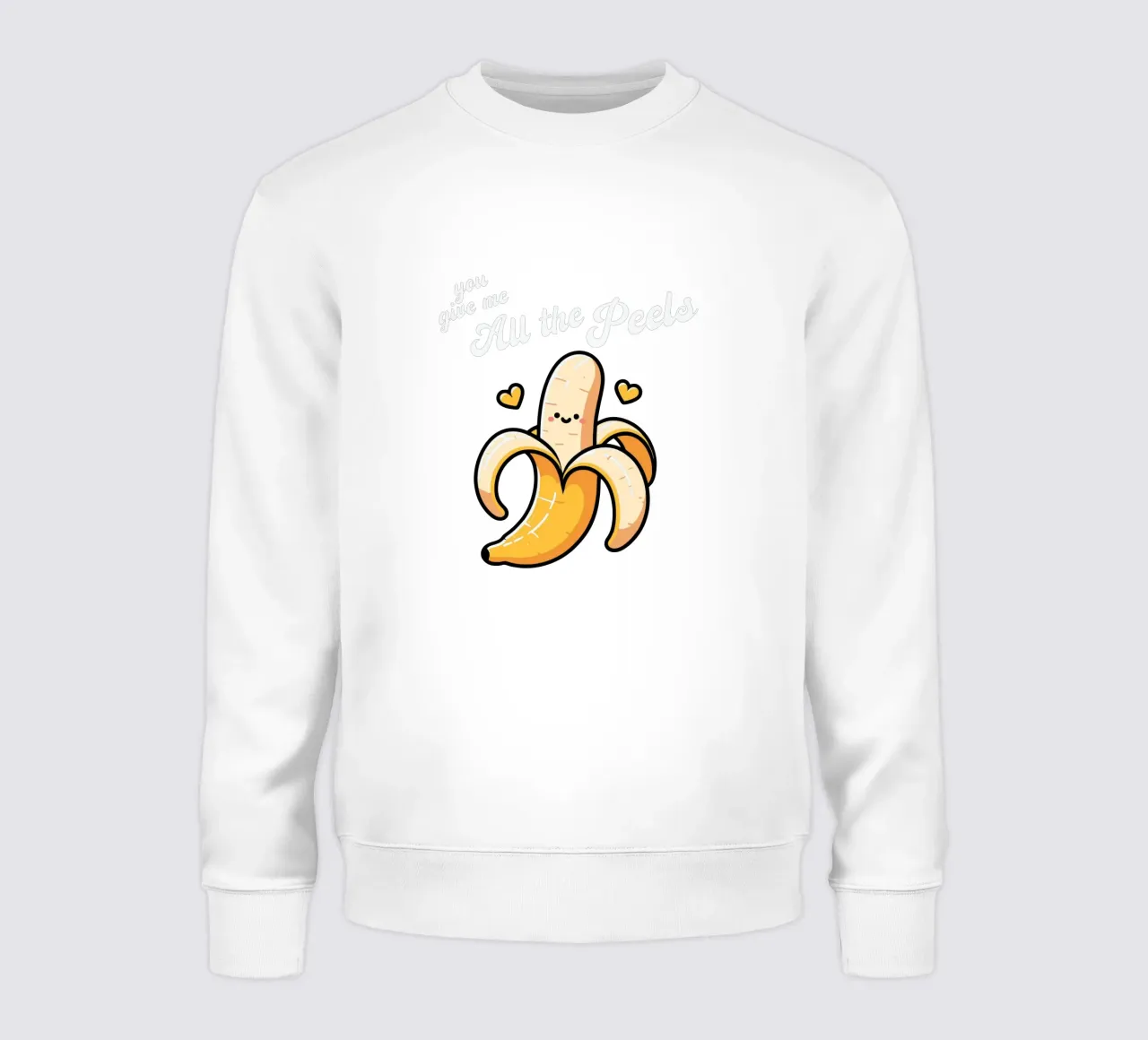 you give me all the peels sudadera de edsonramosart