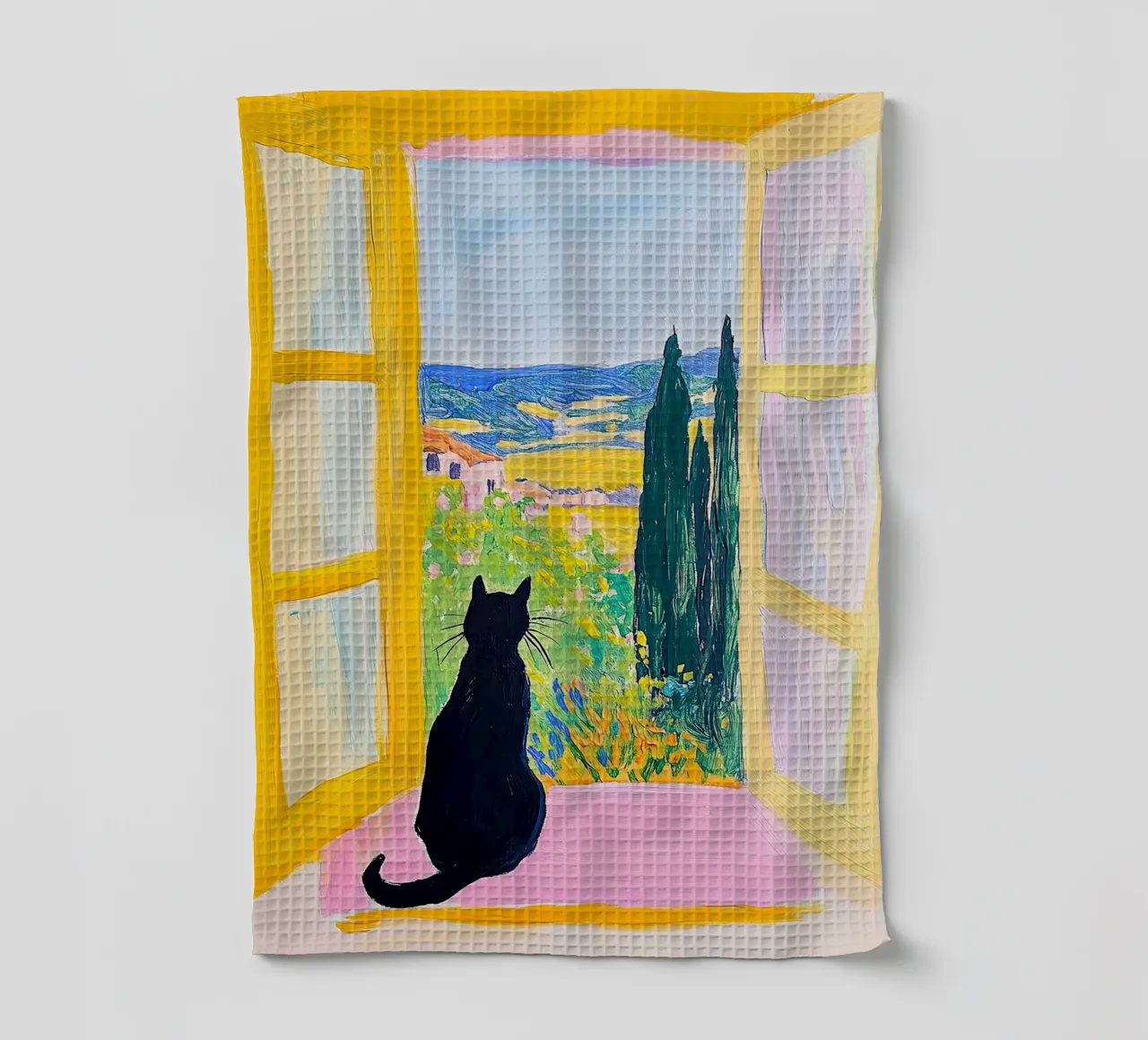 Cat Matisse ispira canovaccio da cucina da Nikis Art Studio