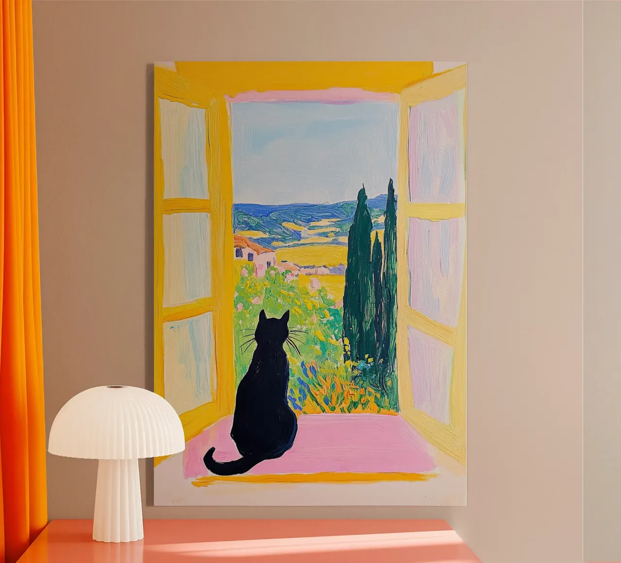Cat Matisse ispira plexiglass da Nikis Art Studio