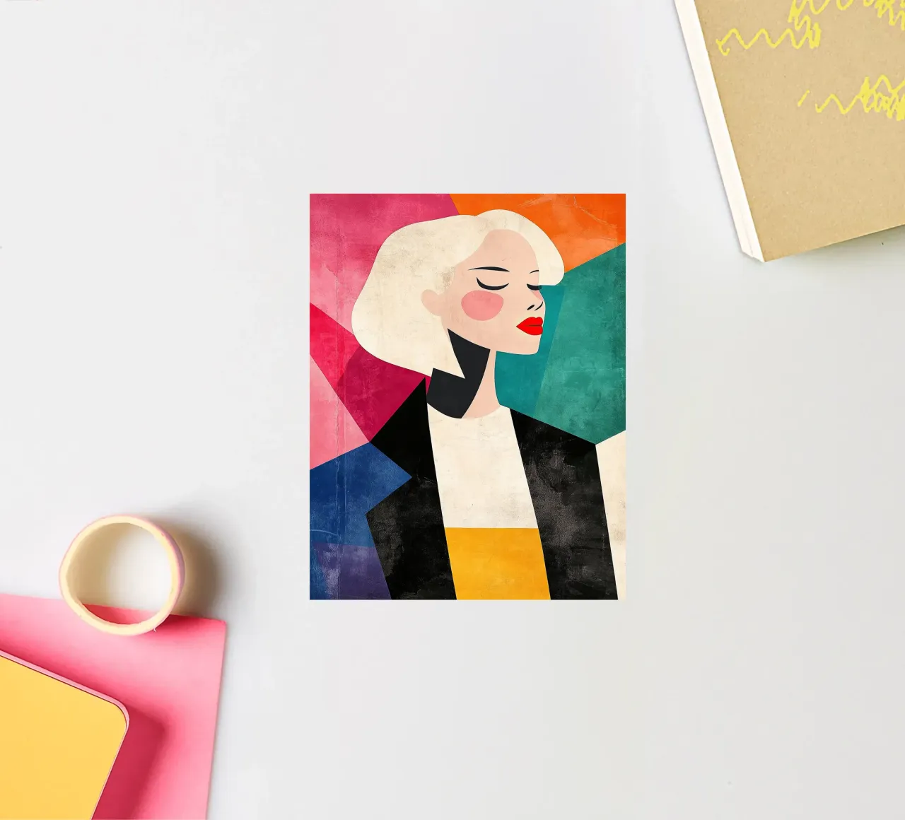 Weinlese Sticker von Nikis Art Studio
