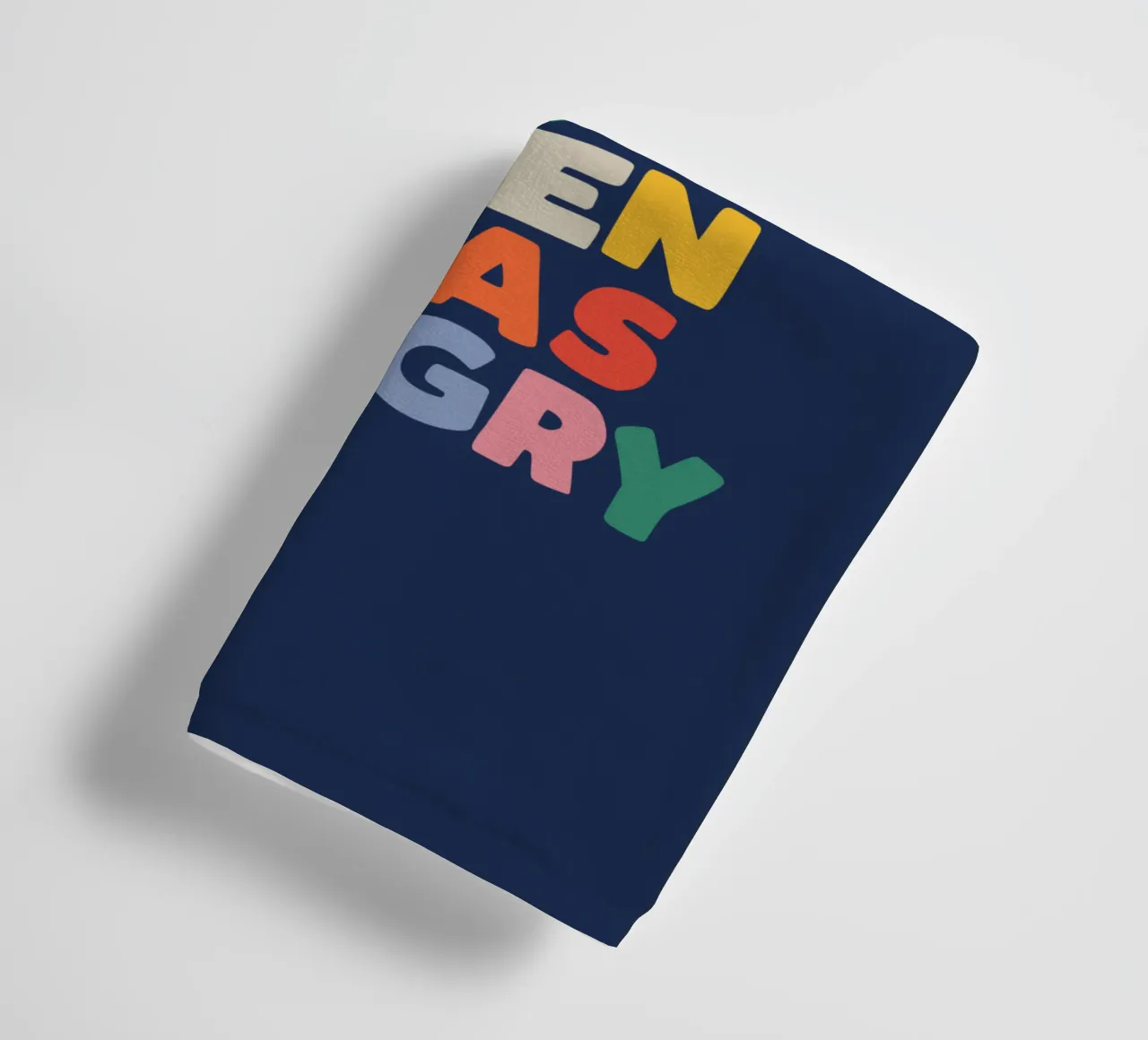 I'm Sorry for What I Said When I Was Hungry Funny Typography towel by THE MOTIVATED TYPE