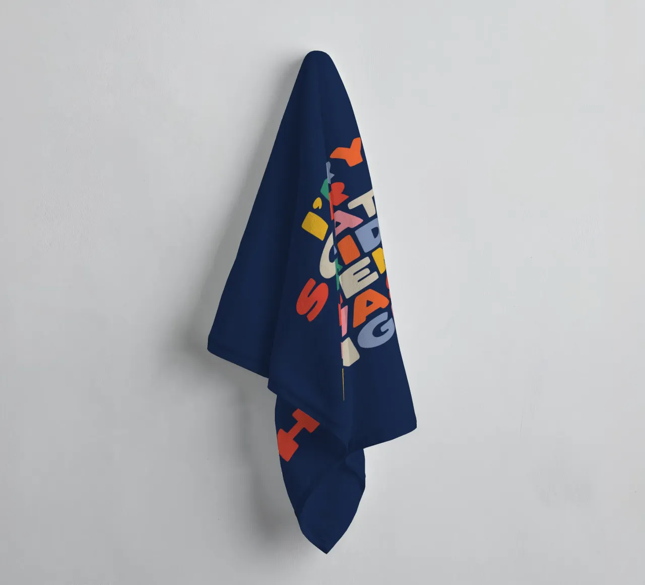 I'm Sorry for What I Said When I Was Hungry Funny Typography towel by THE MOTIVATED TYPE