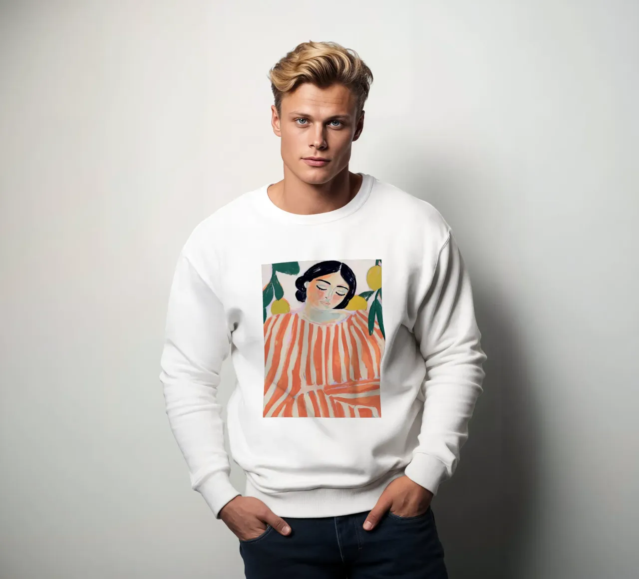 Zen And Zest (Version Orange) Sweatshirt von treechild
