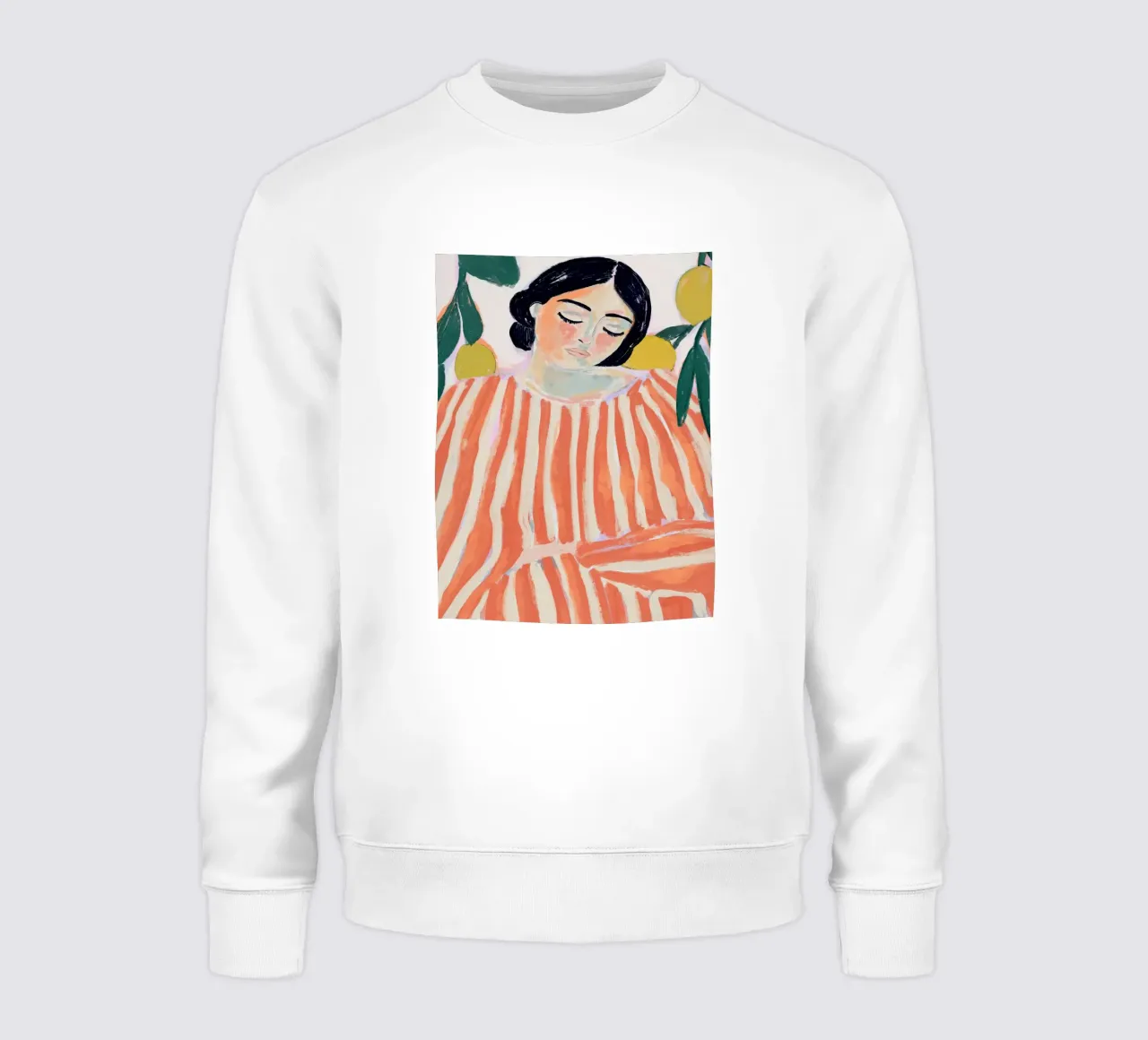Zen And Zest (Version Orange) Sweatshirt von treechild