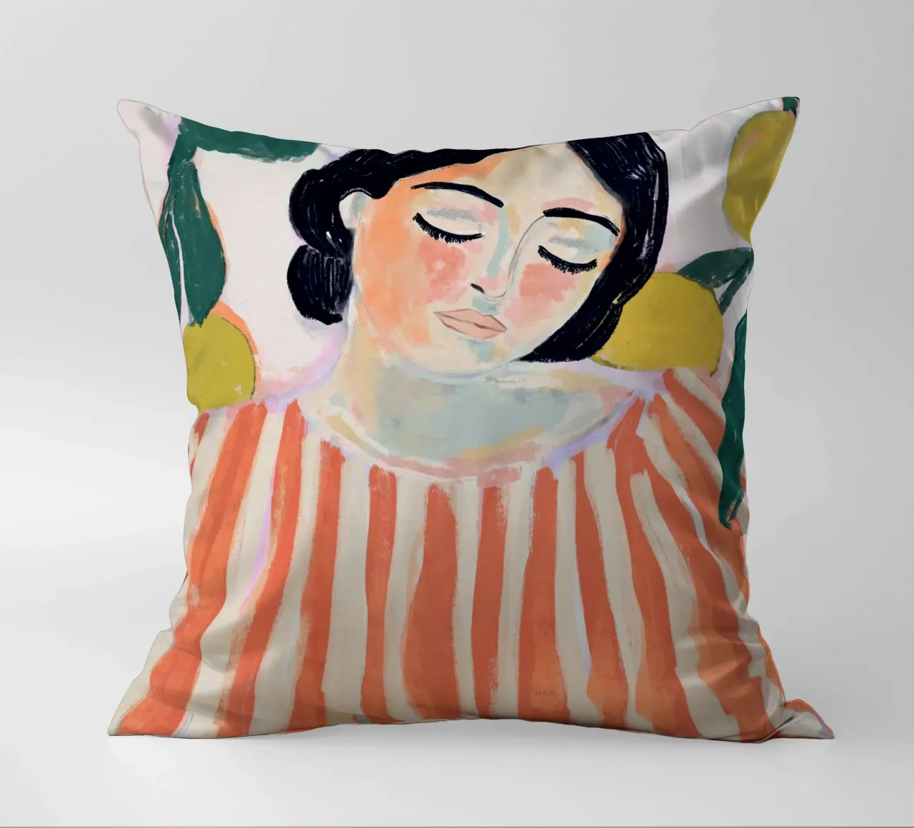 Zen And Zest (Version Orange) cuscino da treechild