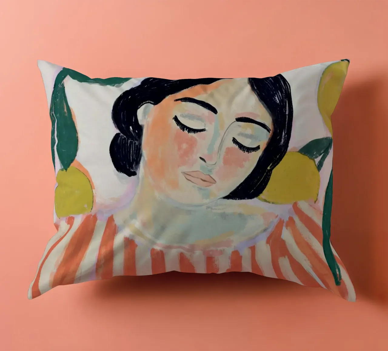 Zen And Zest (Version Orange) cuscino da treechild