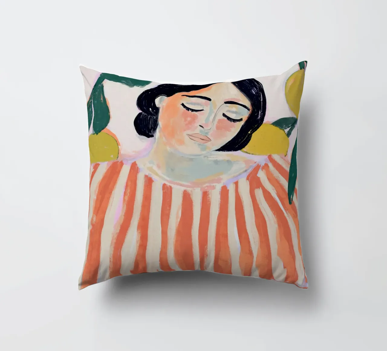 Zen And Zest (Version Orange) cuscino da treechild