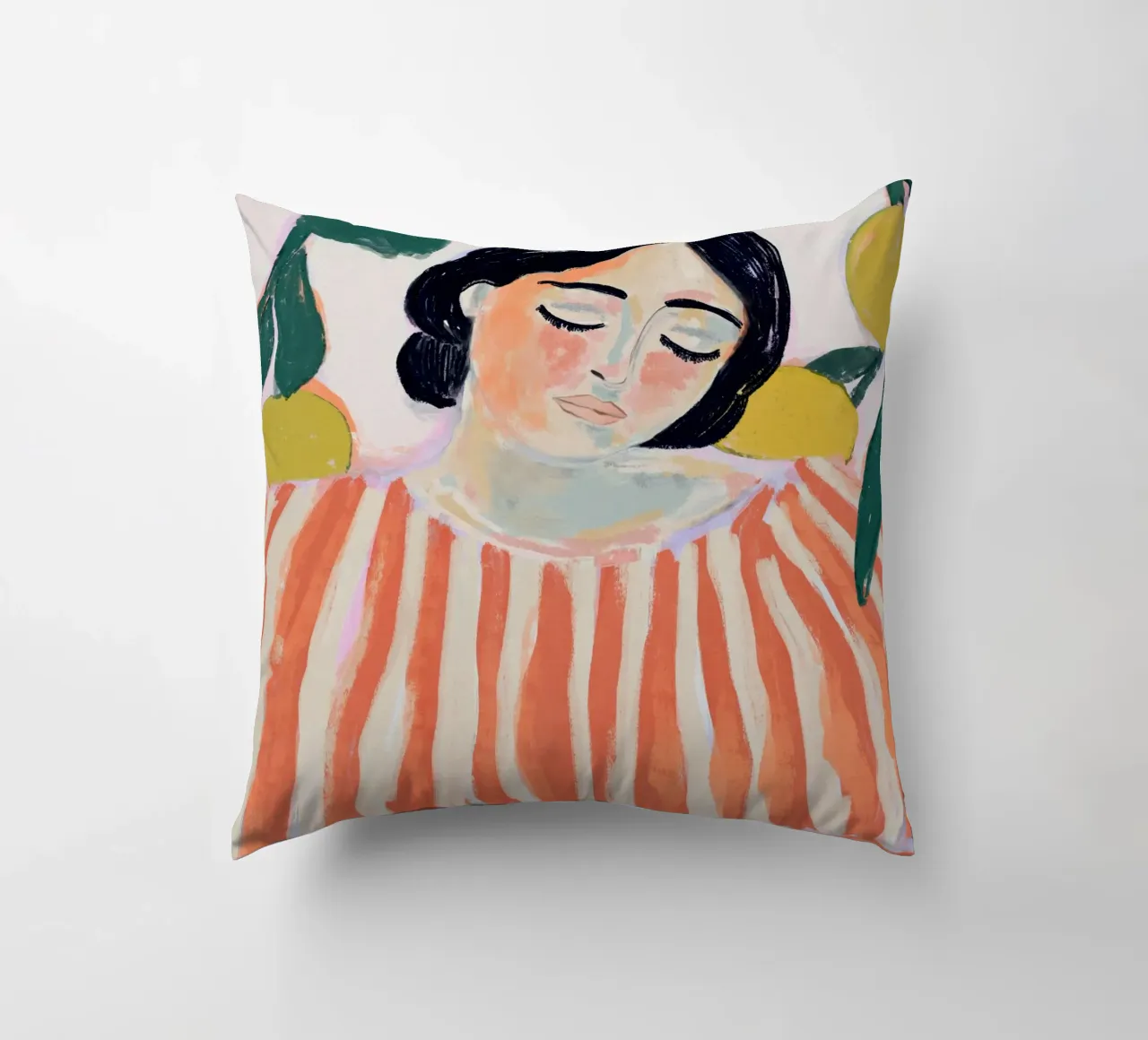 Zen And Zest (Version Orange) cuscino da treechild