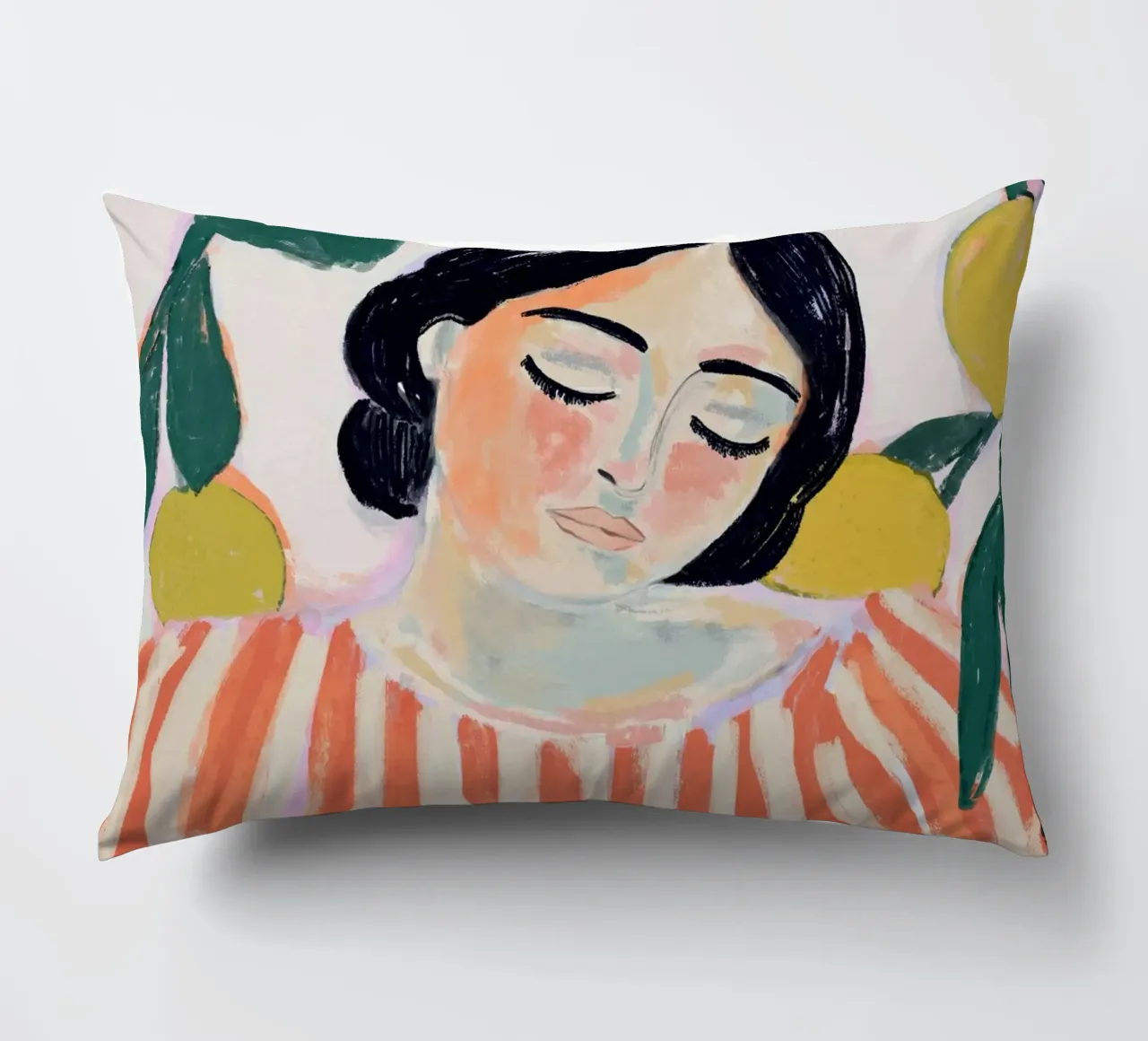 Zen And Zest (Version Orange) cuscino da treechild