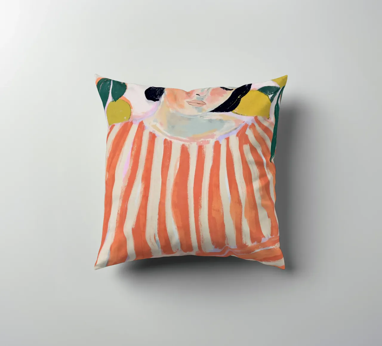 Zen And Zest (Version Orange) cuscino da treechild