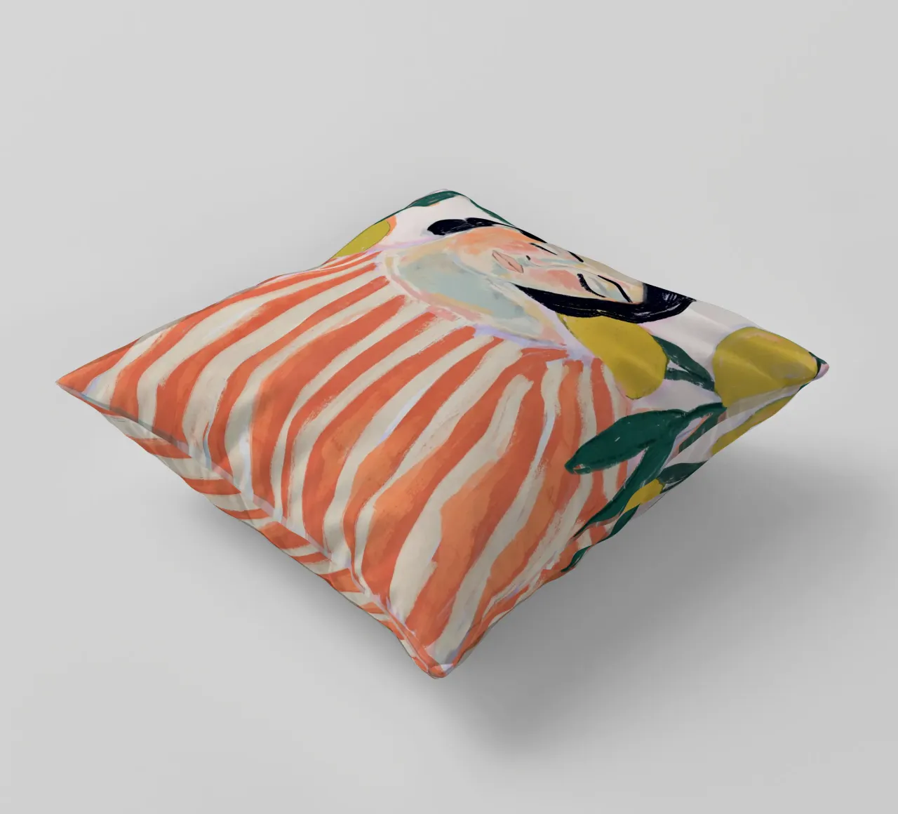 Zen And Zest (Version Orange) cuscino da treechild