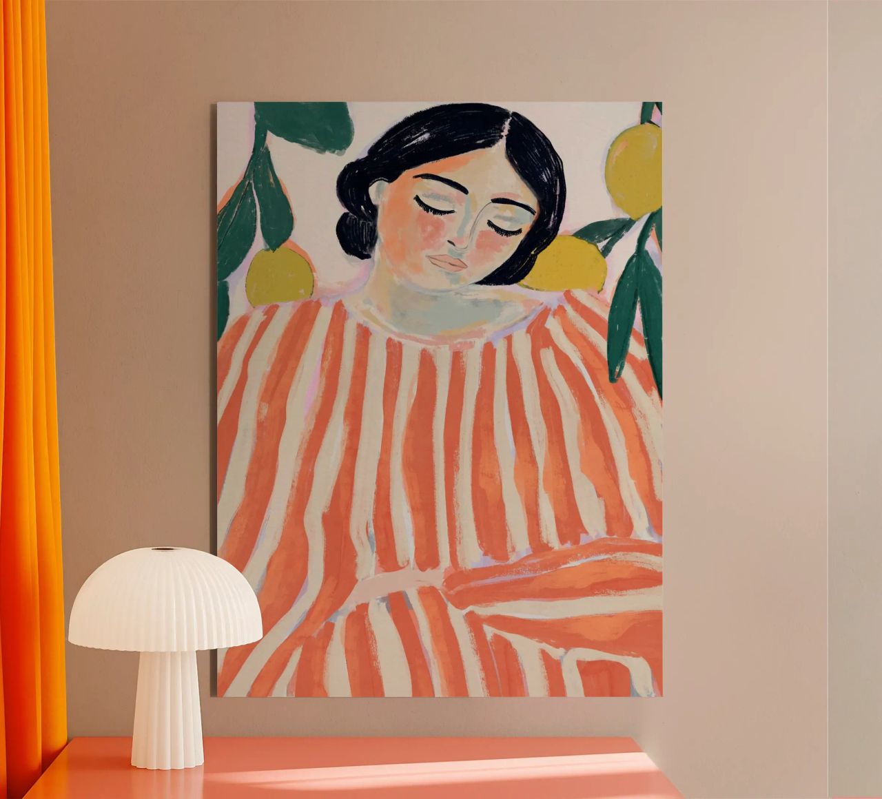 Zen And Zest (Version Orange) alluminio dibond da treechild