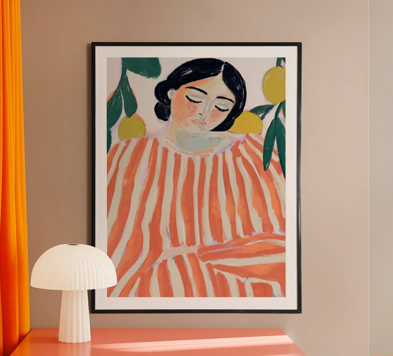 Zen And Zest (Version Orange) carta hahnemühle da treechild