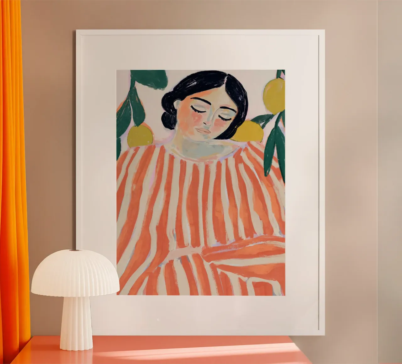 Zen And Zest (Version Orange) carta hahnemühle da treechild