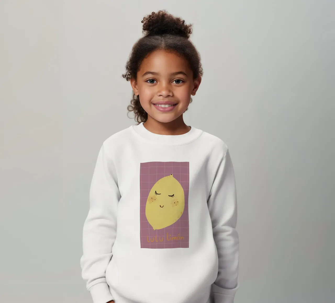 Lulu Limón felpa bambino da Beeeplan