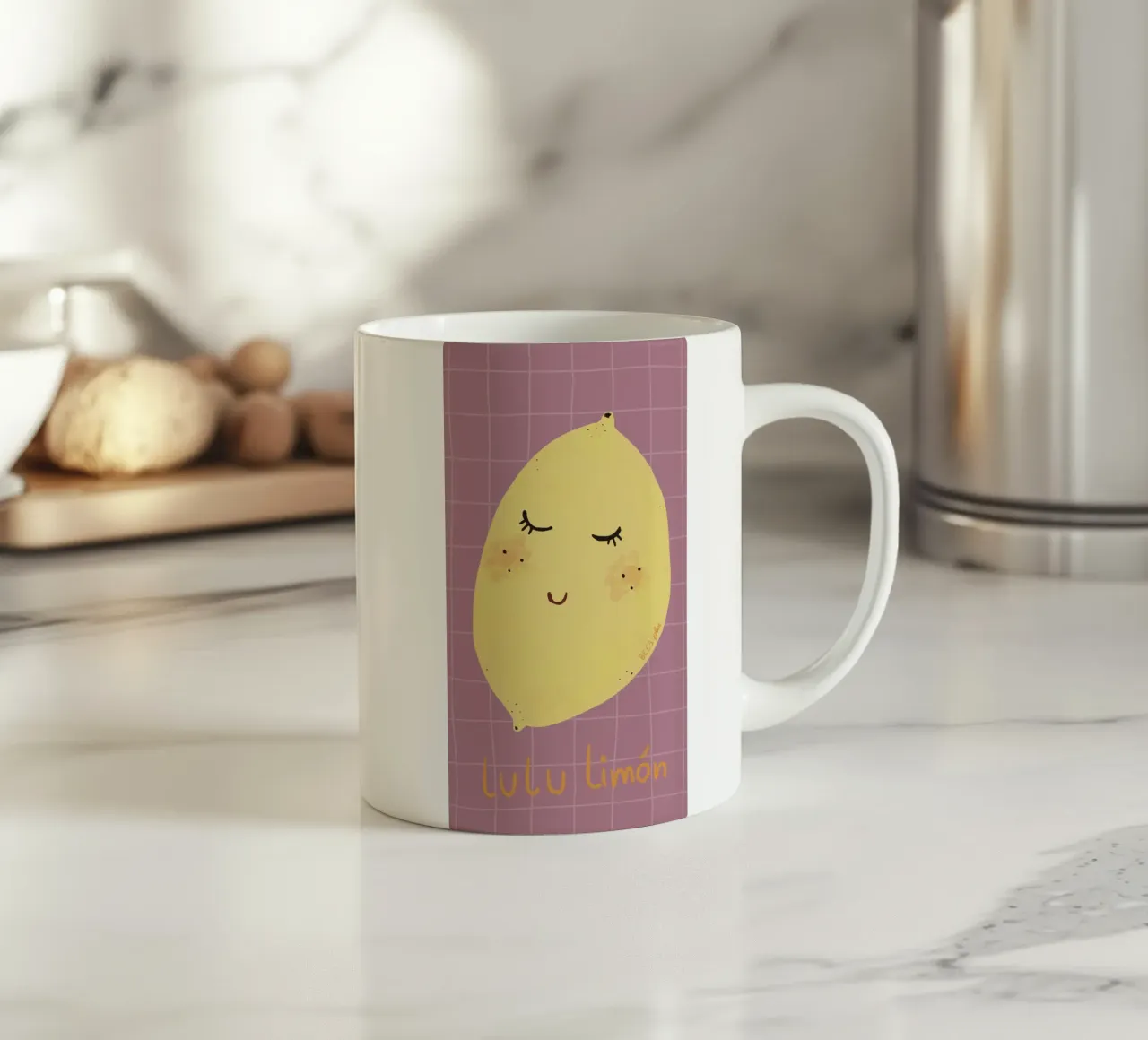 Lulu Limón tazza in ceramica da Beeeplan