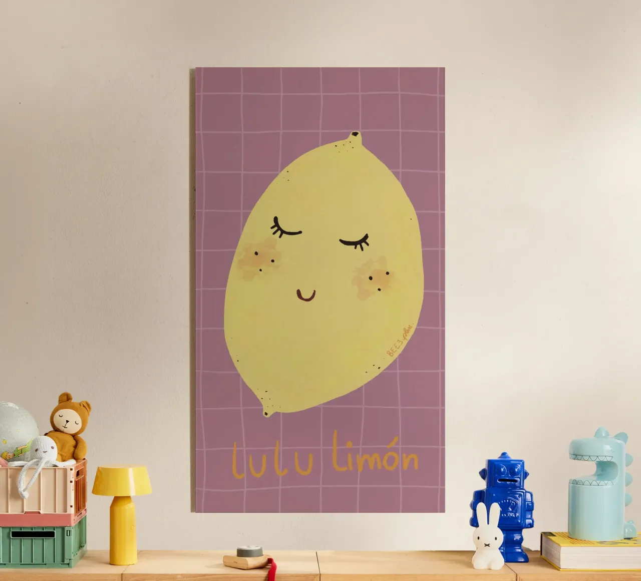 Lulu Limón plexiglass da Beeeplan