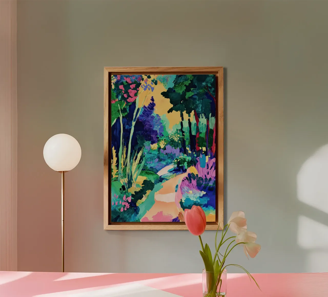 Matisse ispira alluminio dibond da ArtByNiki