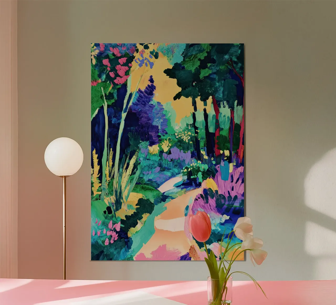 Matisse ispira alluminio dibond da ArtByNiki