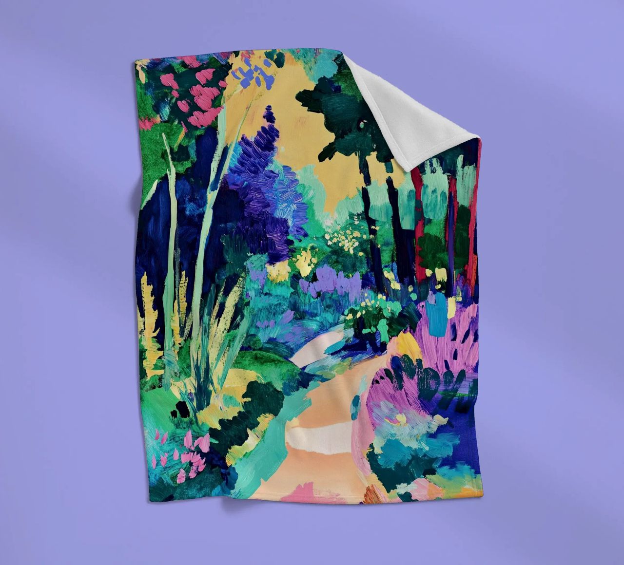 Matisse ispira coperta in pile da ArtByNiki