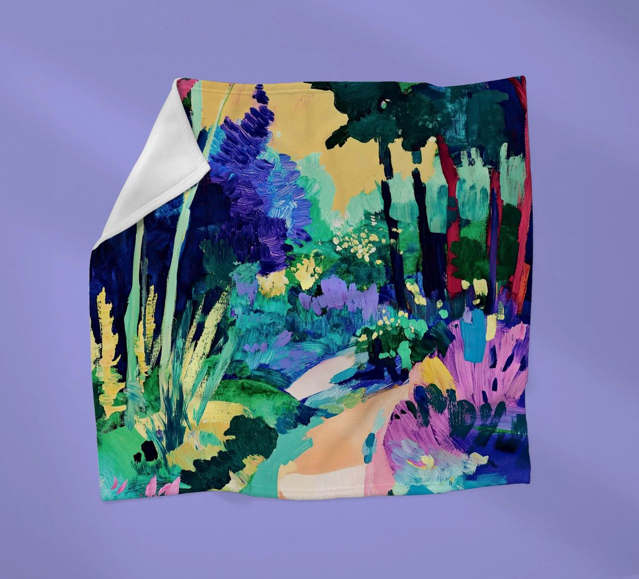 Matisse ispira coperta in pile da ArtByNiki