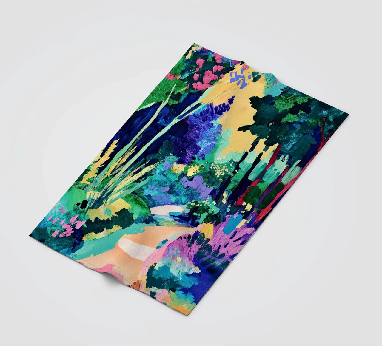 Matisse ispira coperta in pile da ArtByNiki