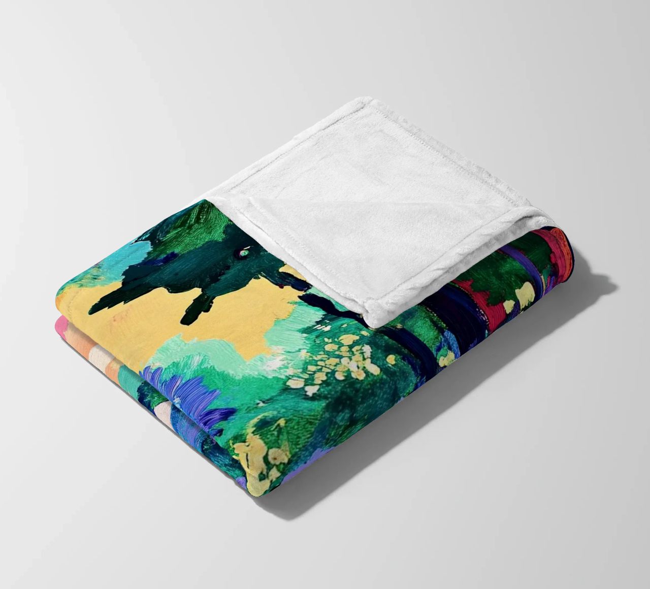 Matisse ispira coperta in pile da ArtByNiki