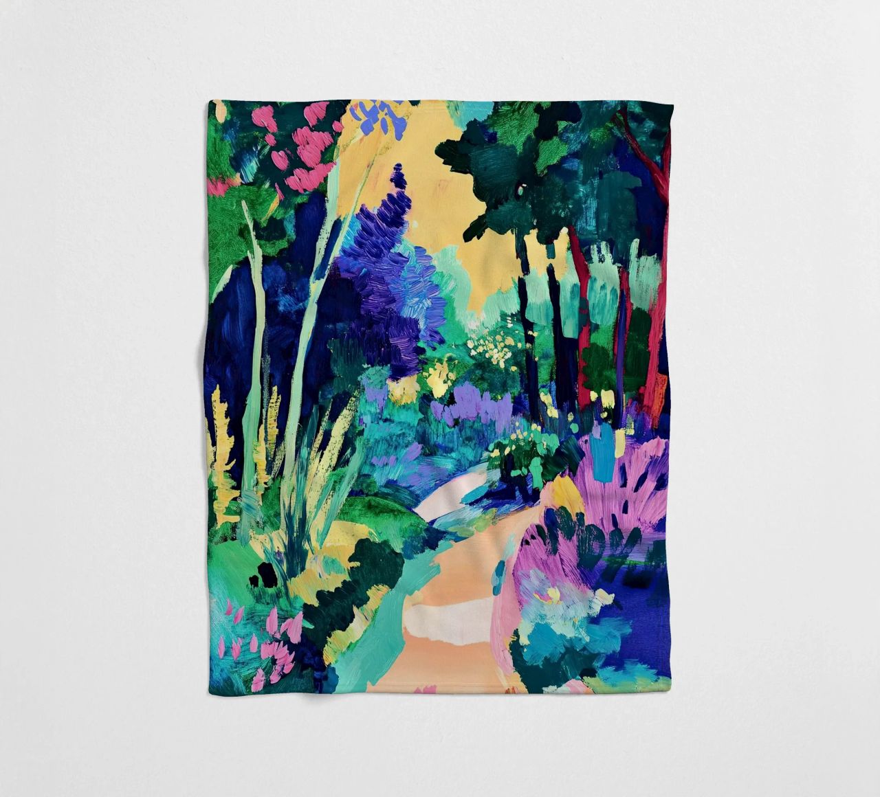 Matisse ispira coperta in pile da ArtByNiki