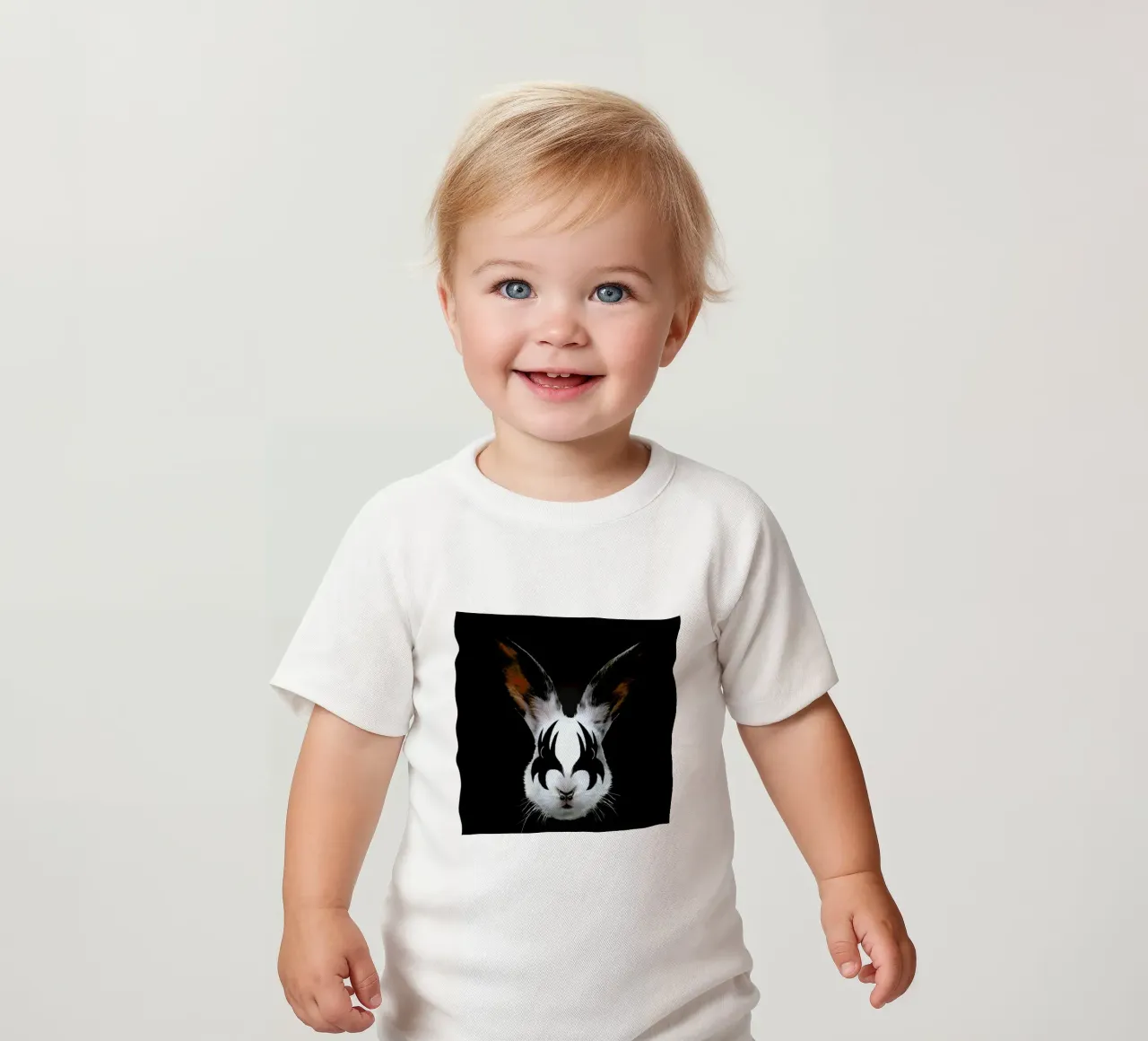 Kiss Of A Rabbit maglietta neonato da Róbert Farkas