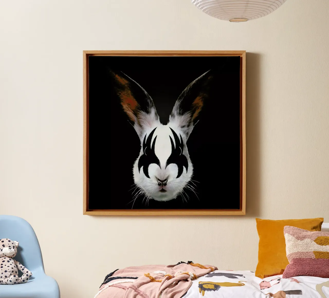 Kiss Of A Rabbit canvas by Róbert Farkas