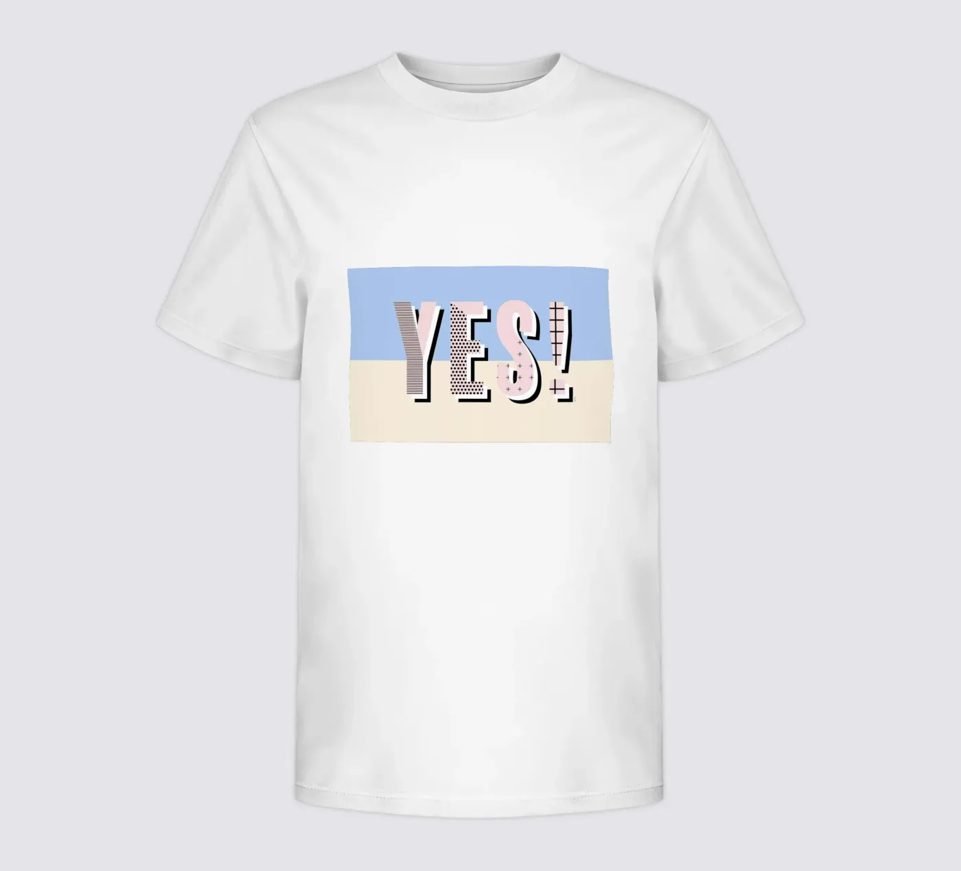Yes kinder t-shirt van Linda Gobeta