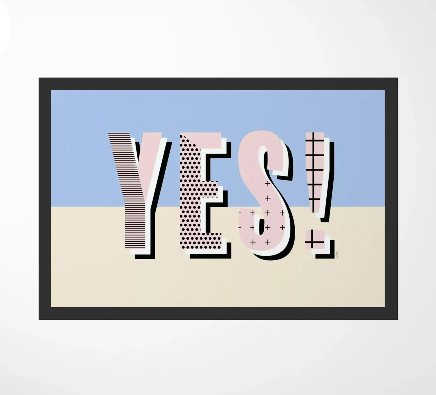 Yes doormat by Linda Gobeta