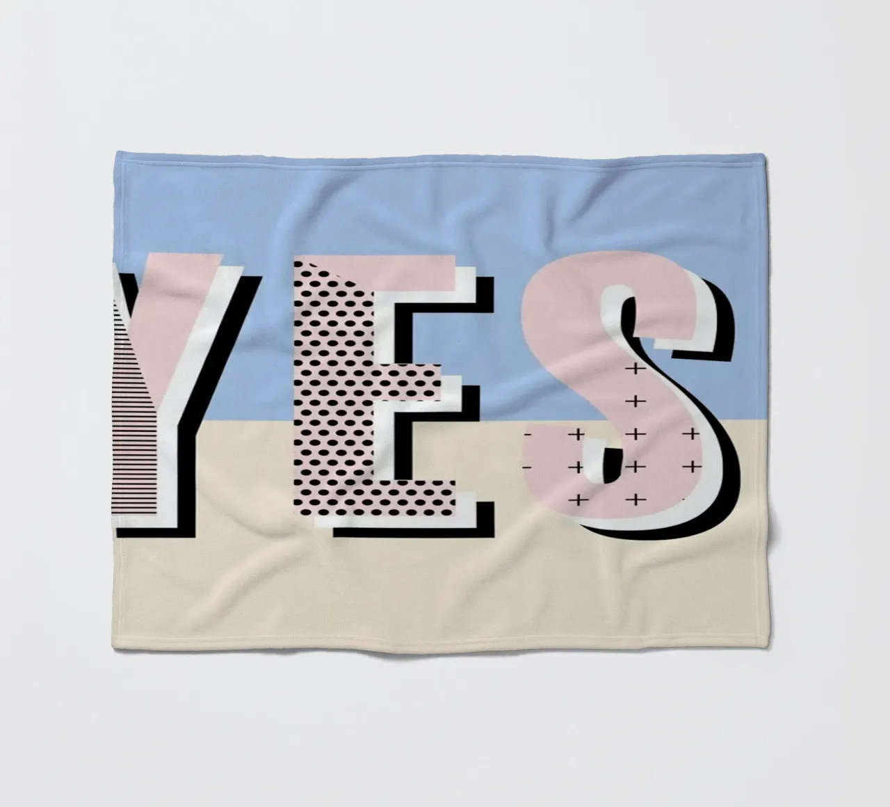 Yes Fleecedecke von Linda Gobeta