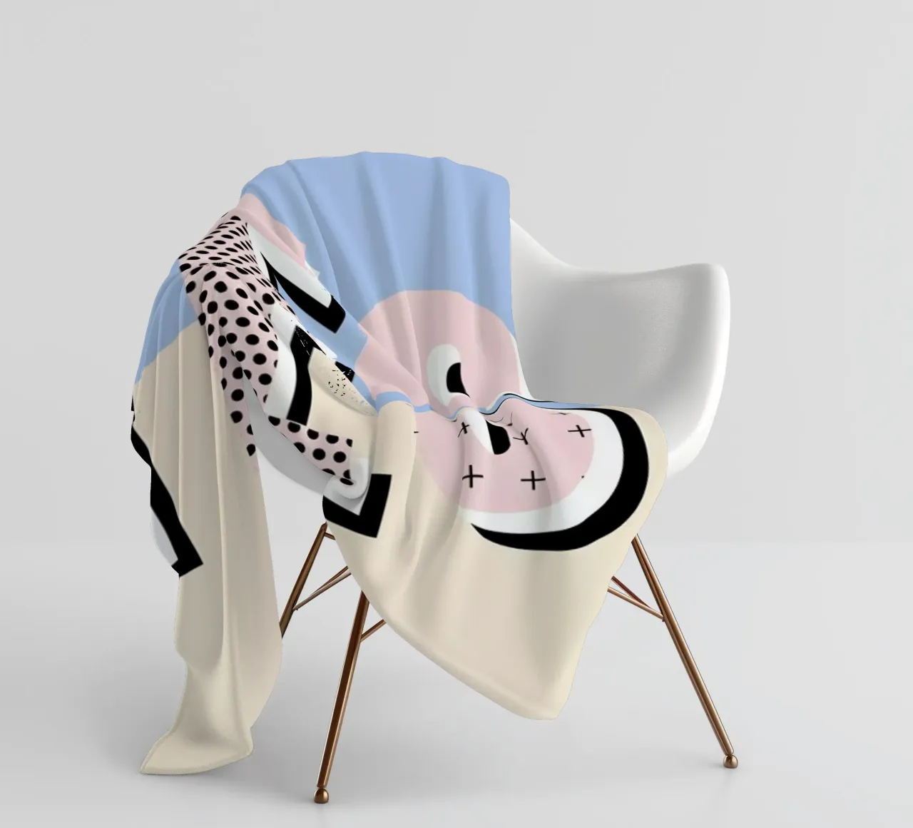 Yes Fleecedecke von Linda Gobeta