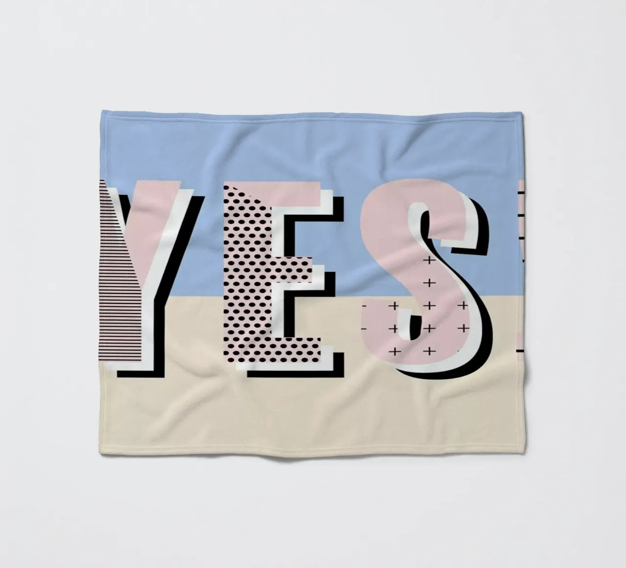 Yes Fleecedecke von Linda Gobeta