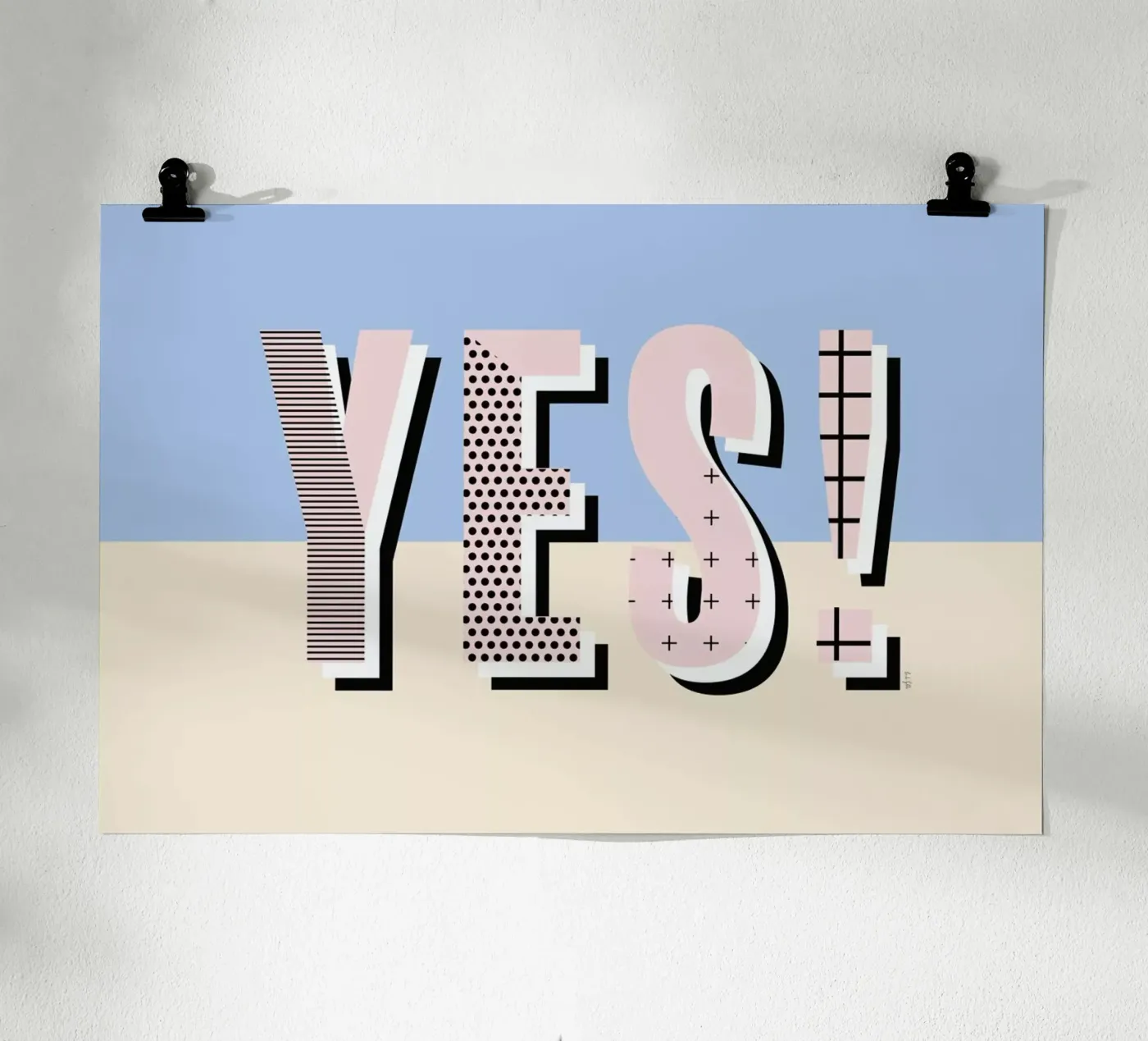 Yes poster by Linda Gobeta