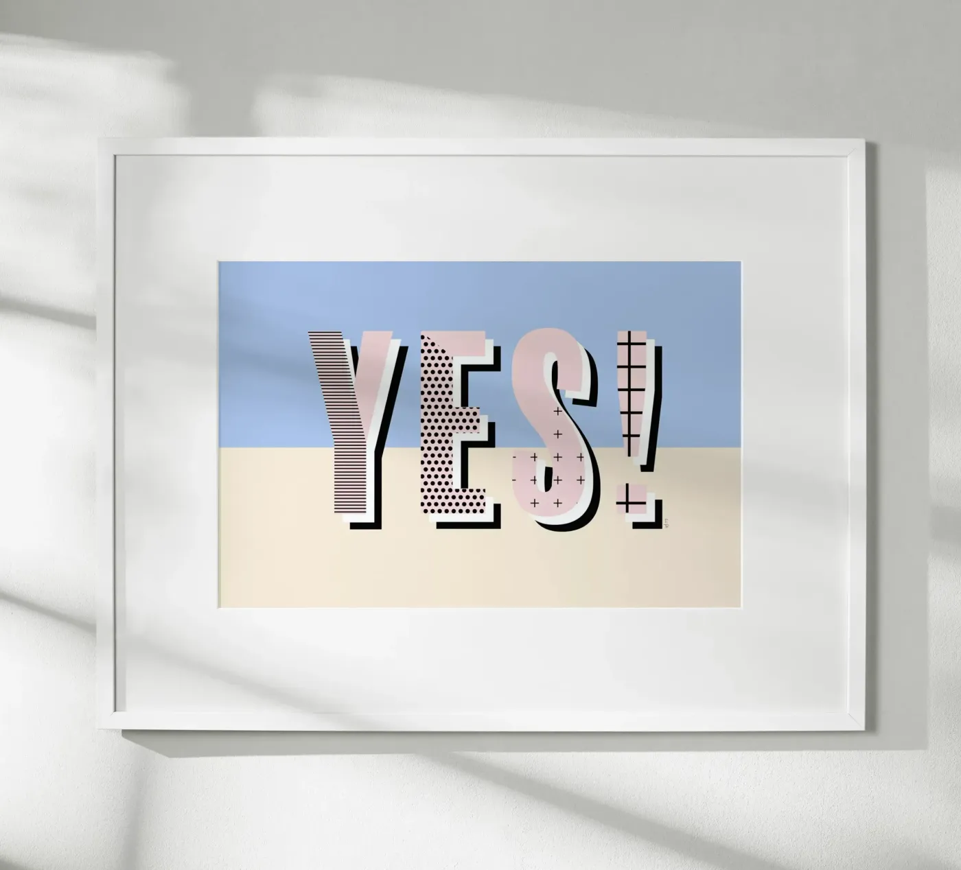 Yes poster by Linda Gobeta