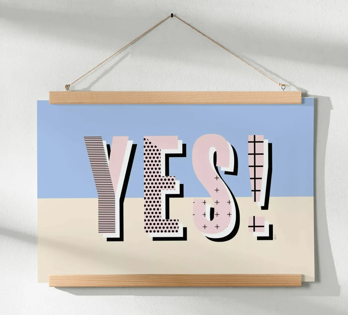 Yes poster by Linda Gobeta