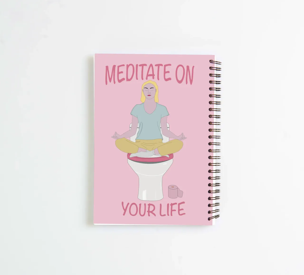 Meditate on your life spiral notebook by pronzo