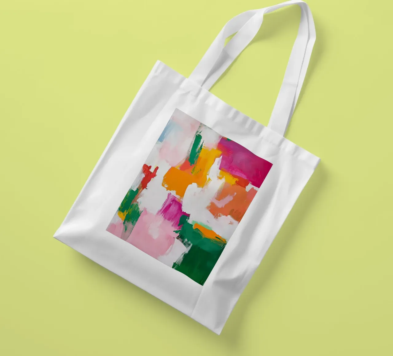 Abstract tote bag by Nikis Art Studio