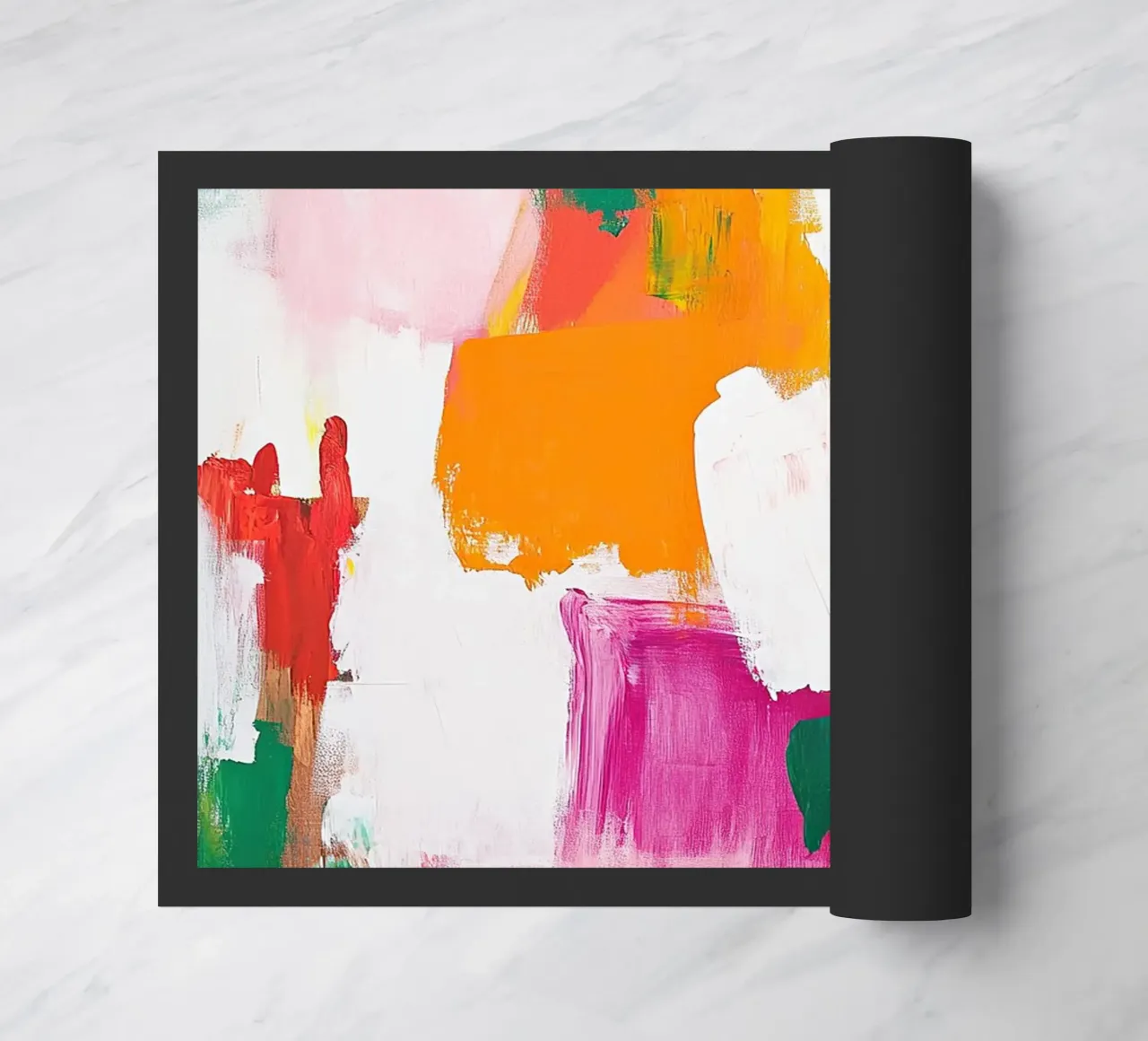 Abstract deurmat van Nikis Art Studio