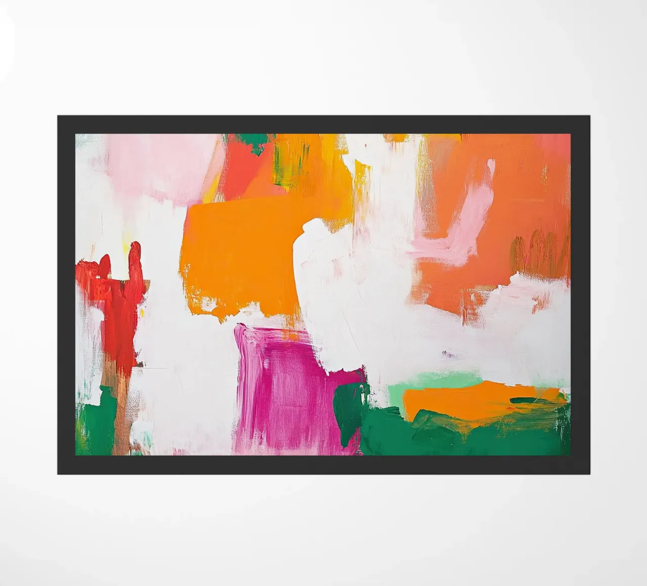 Abstract deurmat van Nikis Art Studio