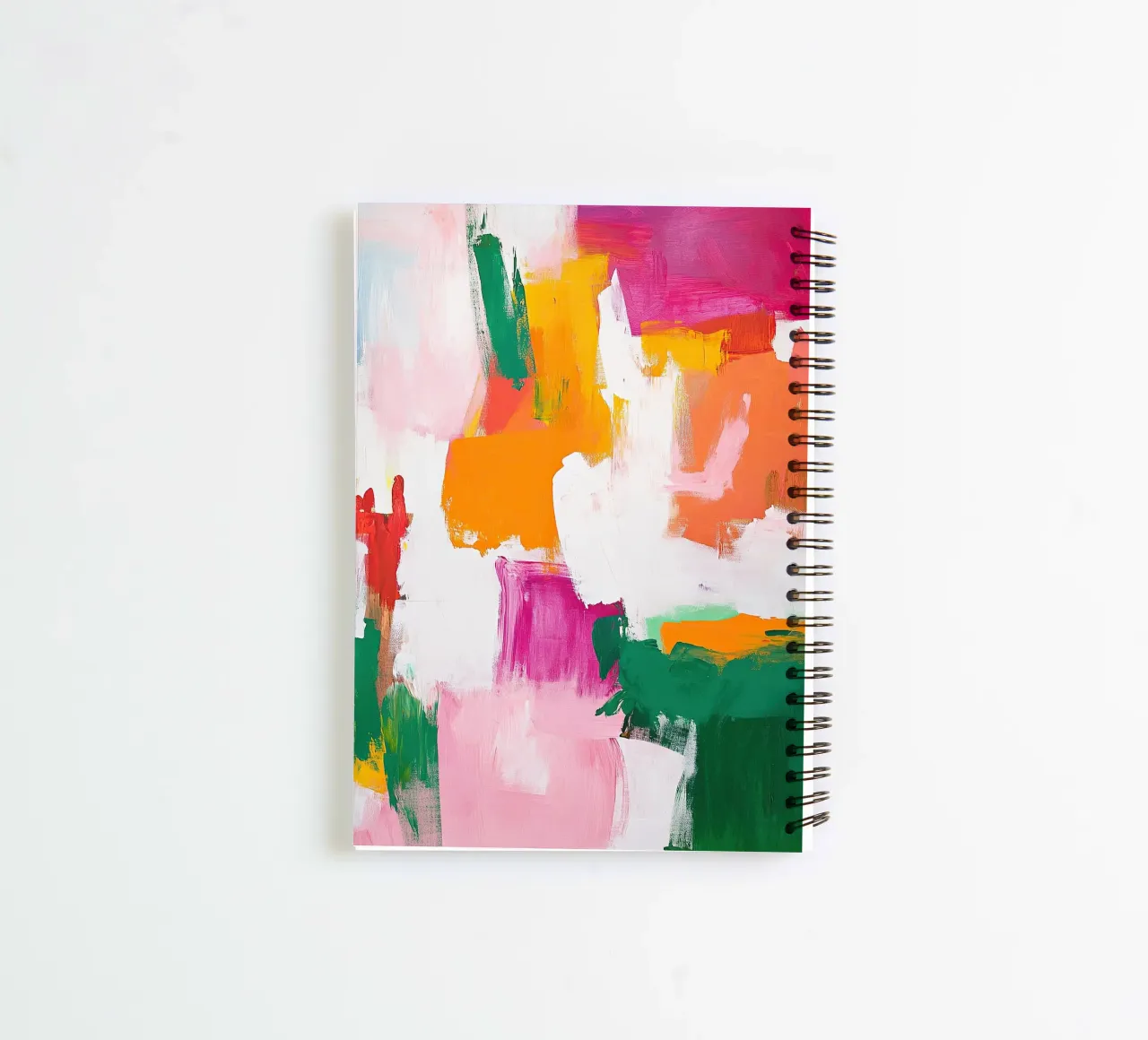 Abstract spiral notebook by Nikis Art Studio