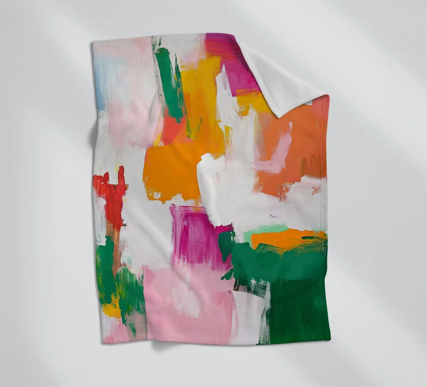 Abstrakt Fleecedecke von Nikis Art Studio